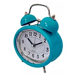 Reloj Grande Despertador Clásico Vintage Doble Campana Reloj Azul Aleatorio