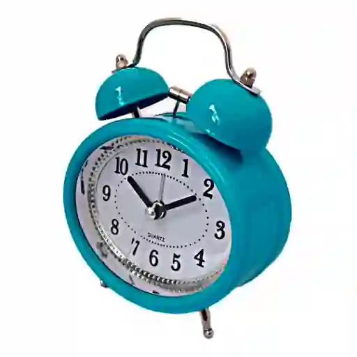 Reloj Grande Despertador Clásico Vintage Doble Campana Reloj Azul Aleatorio