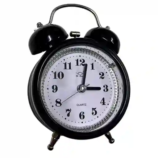 Reloj Grande Despertador Clásico Vintage Doble Campana Reloj Negro Aleatorio