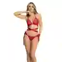 Lencería Erótica Two Piece Set Color Red - Mapalé