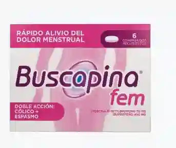 Buscapina Fem Sobre X 6 Tabl.