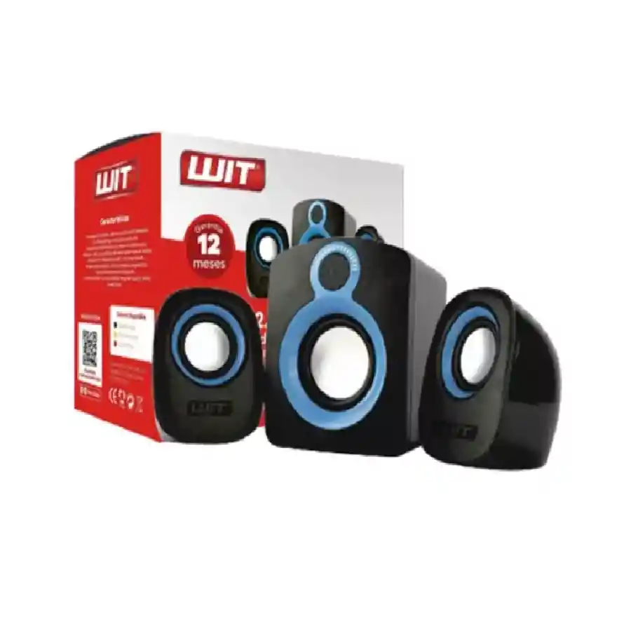 Parlantes Estereo 2.1 Wit