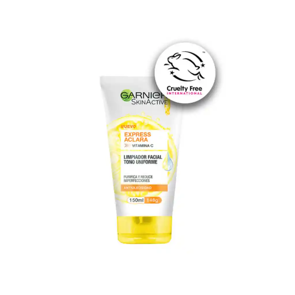 Gel Limpiador Garnier Express Aclara Vitamina C