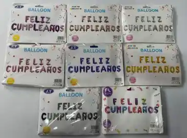 Letras Feliz Cumpleaños Decoración Fiestas