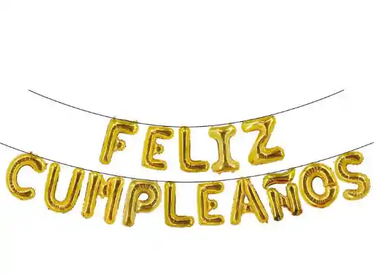 Letras Feliz Cumpleaños Decoración Fiestas