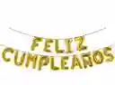 Letras Feliz Cumpleaños Decoración Fiestas