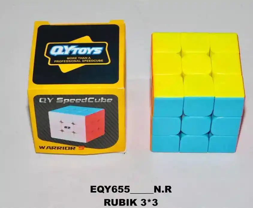 Rubik Cubo 3x3 Liso Rompecabezas Mágico Juguete Qytoys