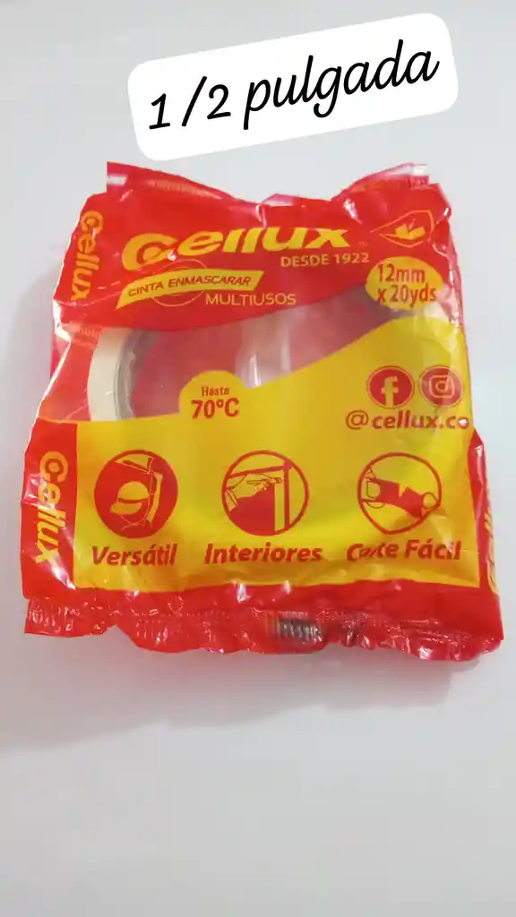 Cinta Enmascarar Media Pulgada