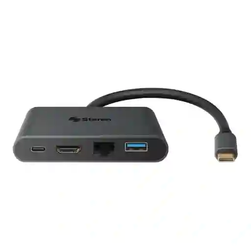 Adaptador Steren Usb C (hdmi, Rj45, Usb C, Usb A)