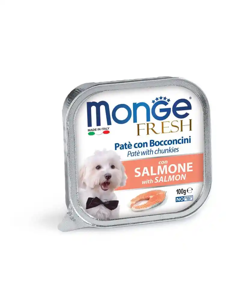 Alimento Humedo Para Perro Monge Fresh Salmon 100 Gr