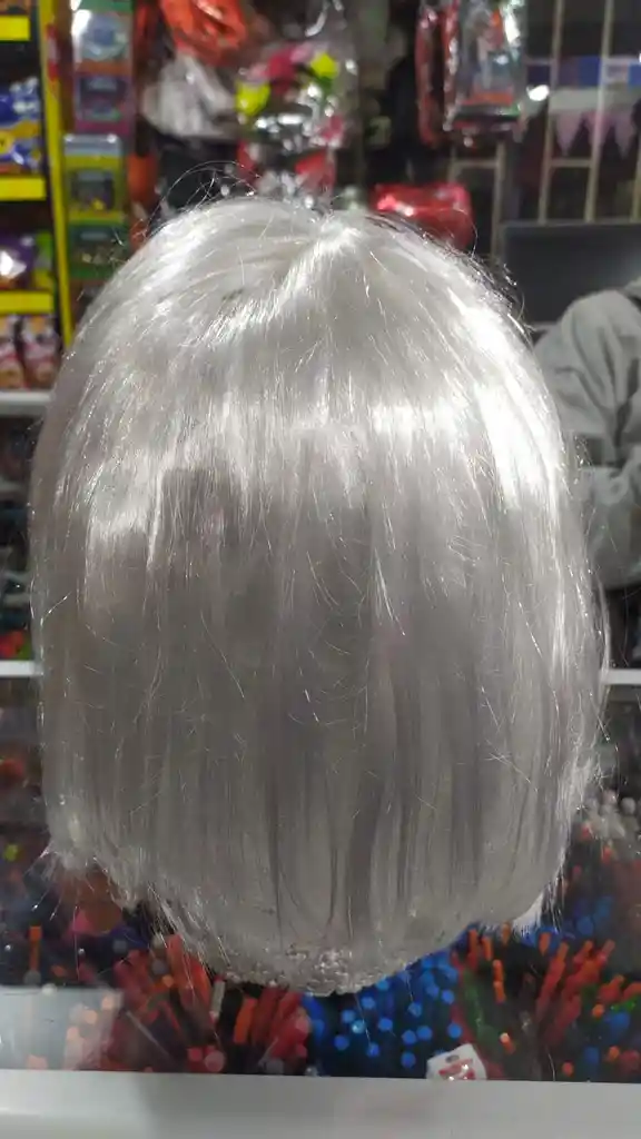 Peluca Blanca Corta