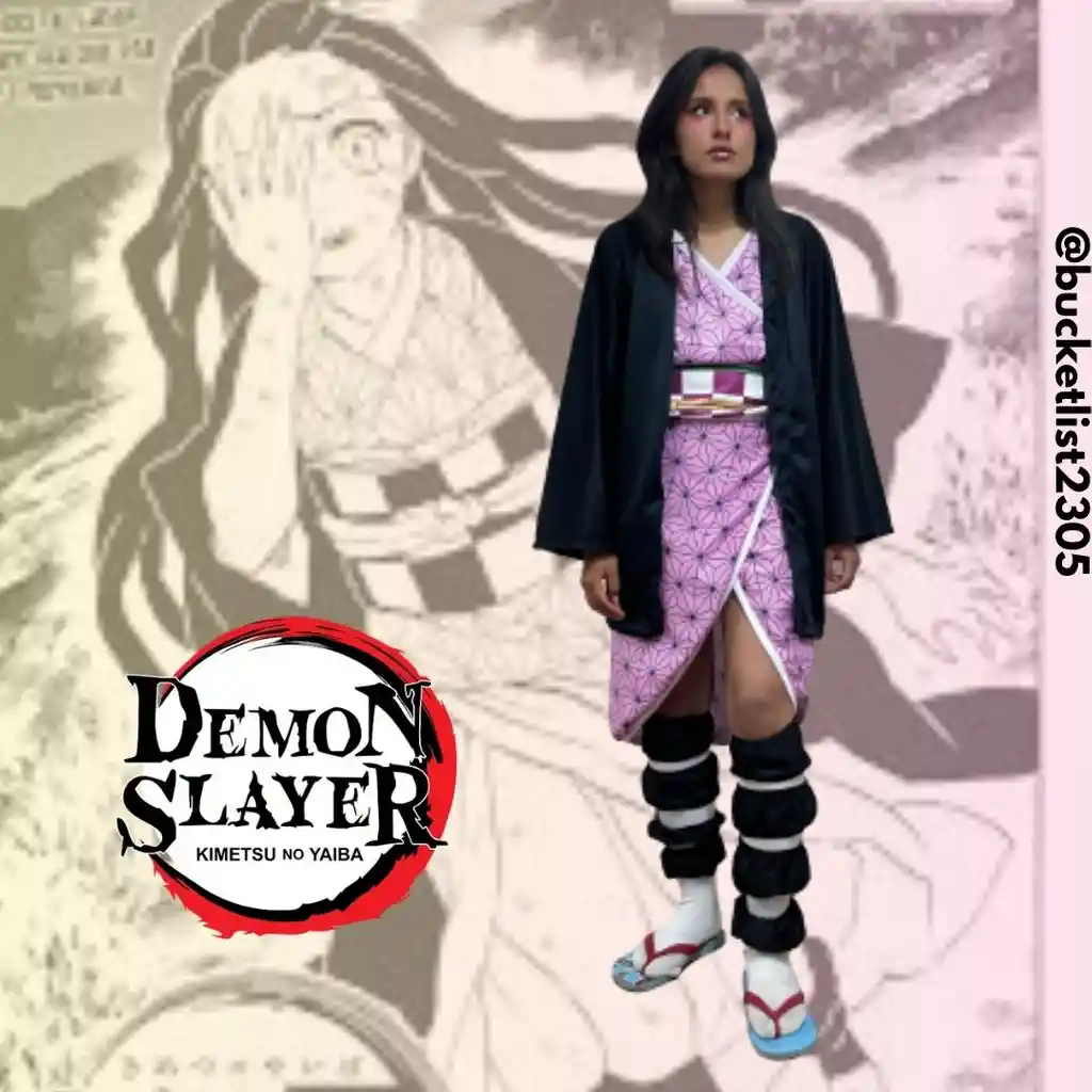 Demon Slayer Disfraz Nezuko Kamado Cosplay