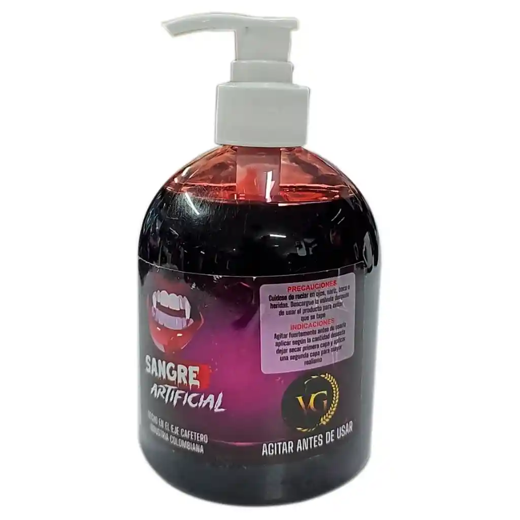 Sangre Falsa Artificial 400ml Maquillaje Halloween Disfraz Unidades