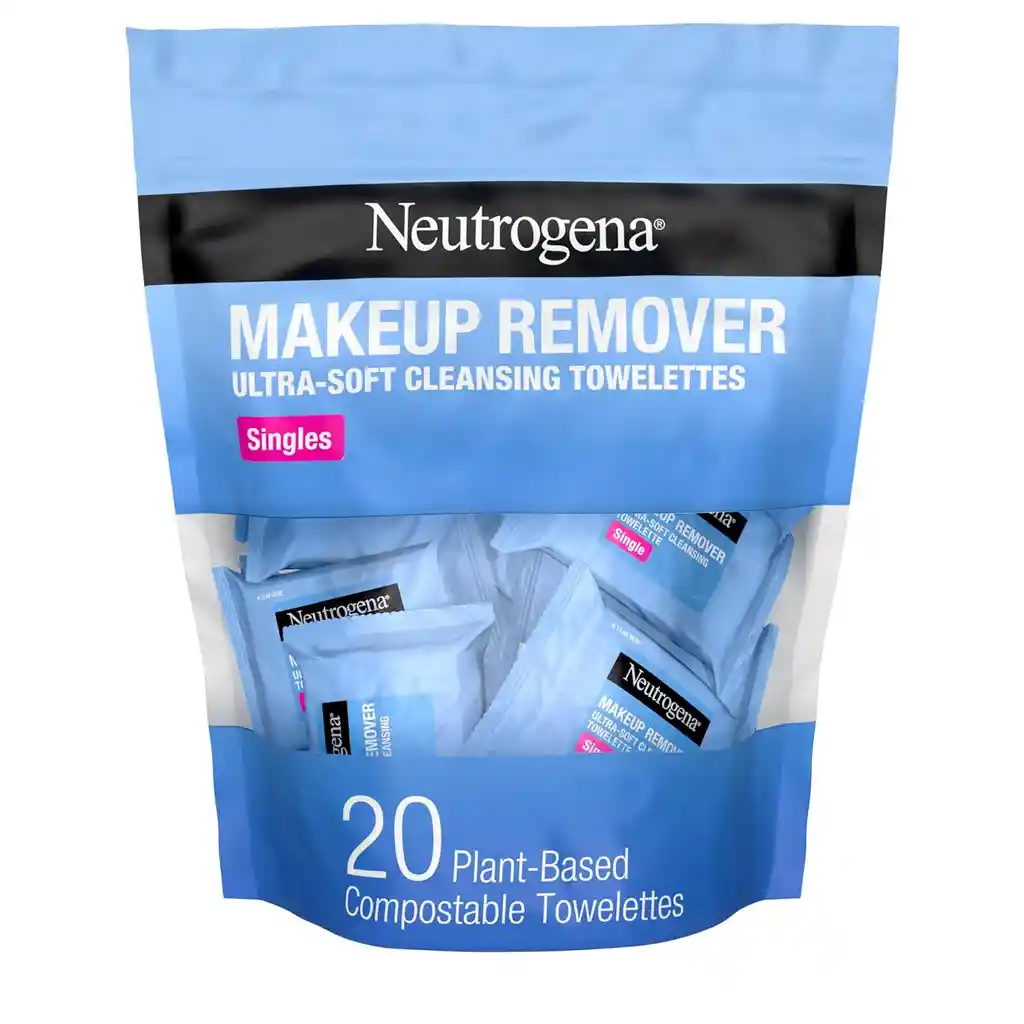 Neutrogena Toallitas Desmaquillantes Individuales Pack 20 Pz