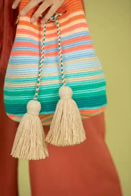 Mochila Bolso Wayuu Grande De Diseño Mgd005