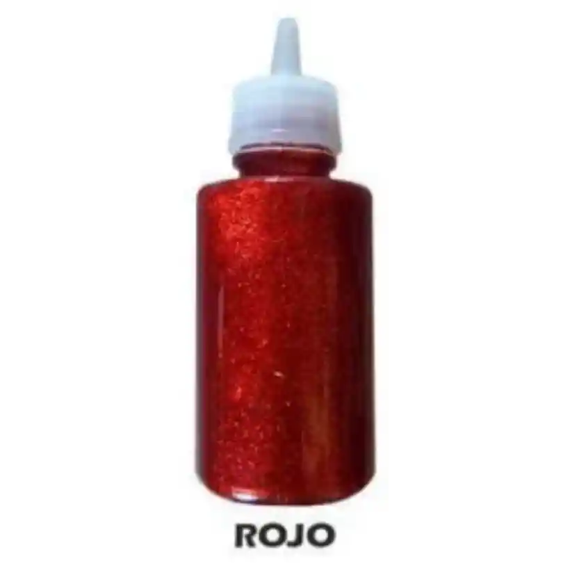 Pegante Escarchado Gigo 60ml Rojo