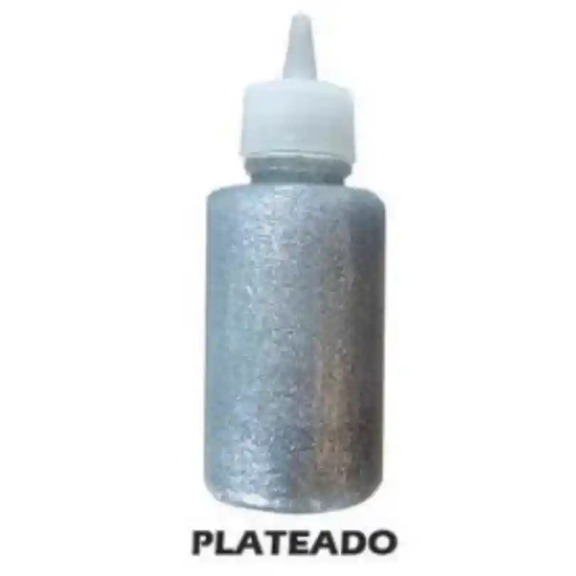 Pegante Escarchado Gigo 60ml Plateado