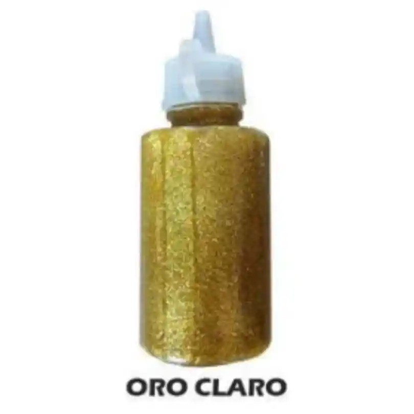 Pegante Escarchado Gigo 60ml Dorado