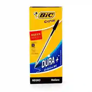 Cja X 12 Bolígrafo Negro Bic Cristal