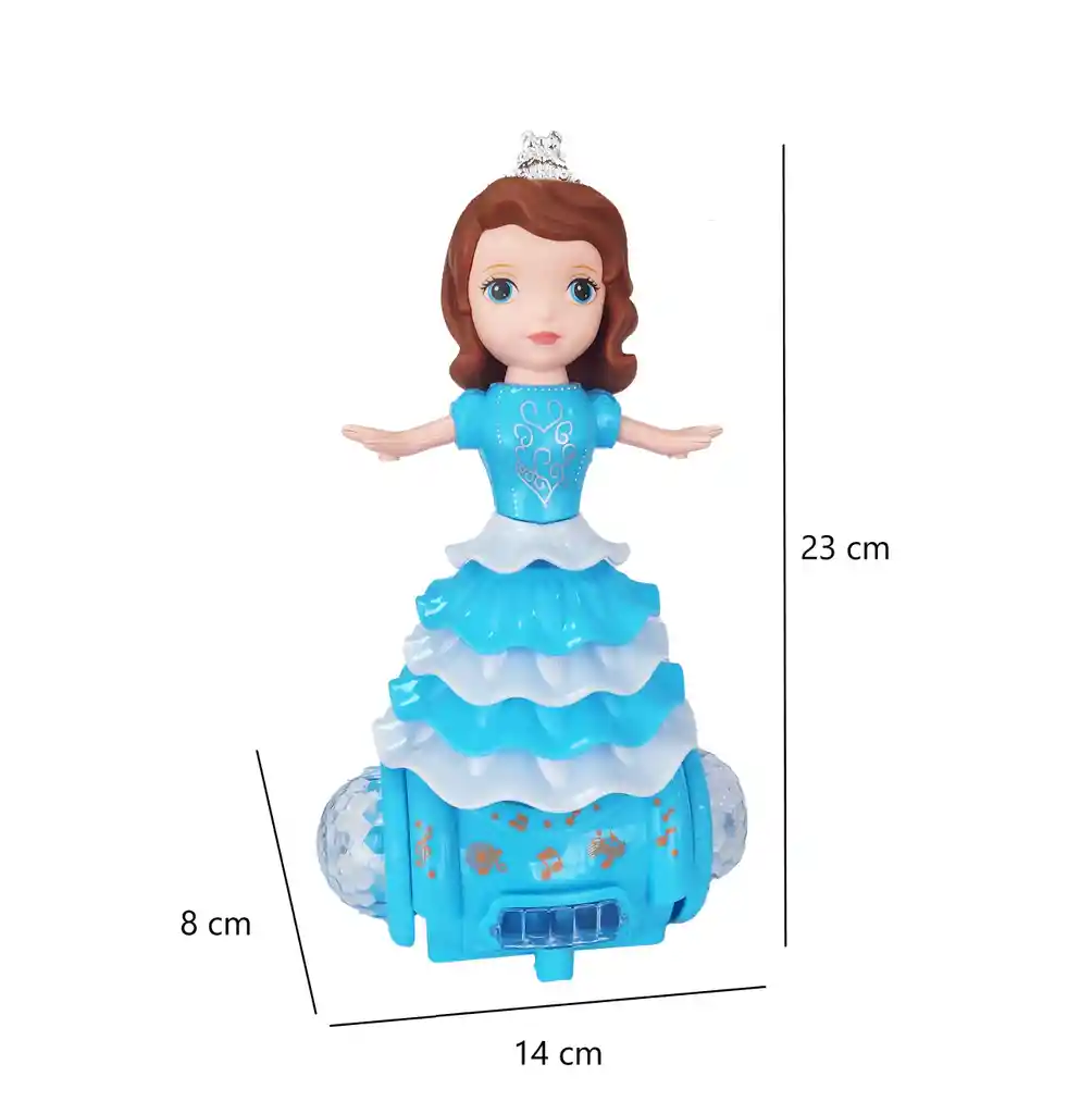 Robot Princesa Muñeca Baile Musical Scooter Juguete +bateria