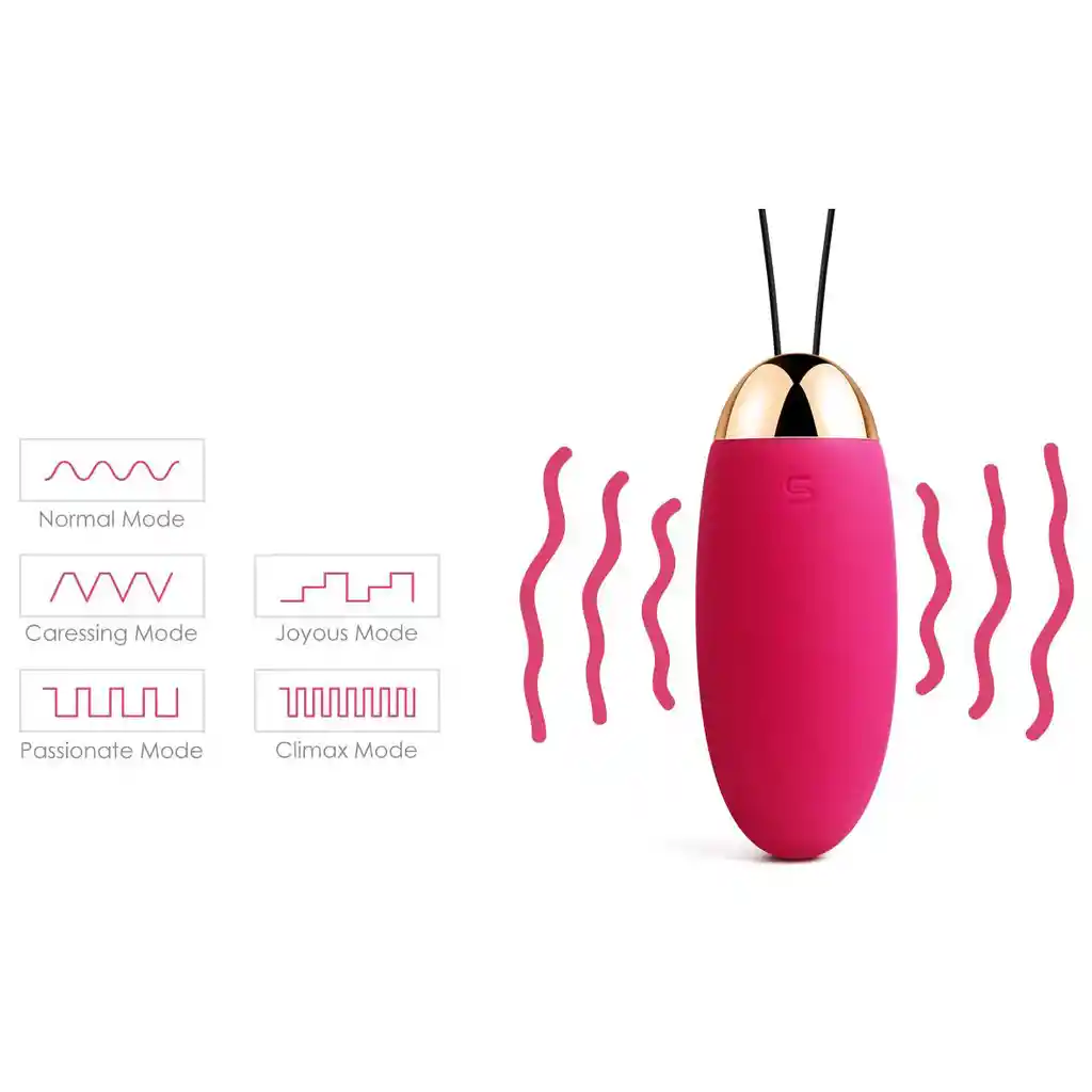 Huevo Vibrador Elva Svakom Fucsia