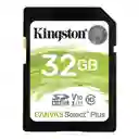 Memoria Sd 32gb Kingston Canvas Clase 10 100mb