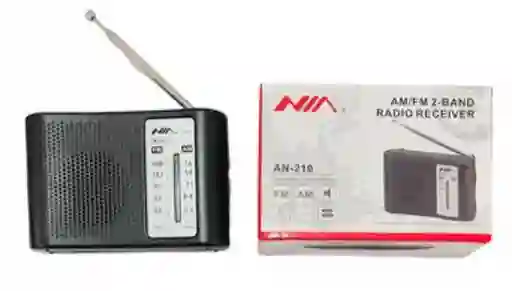 Radio Nia Dual Band Am/fm De Bolsillo An-210 No Incluye Baterias