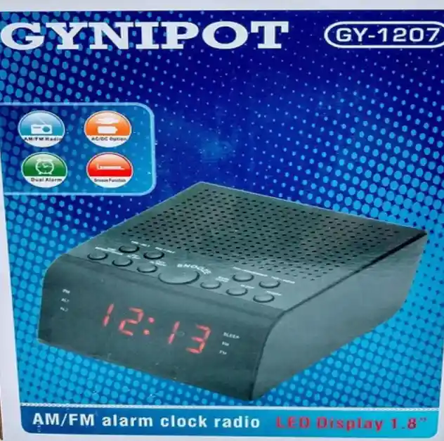 Radio Reloj Gynipot Gy-1207 Am/fm Alarma