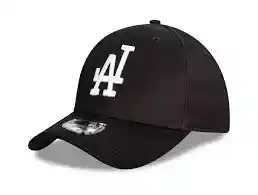 Gorra New Era 9forty Los Angeles Dodgers Negra Logo Blanco