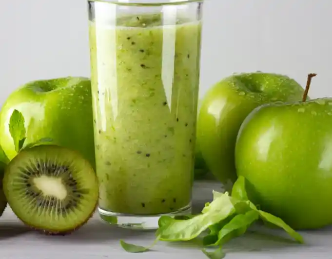 Jugo Natural Kiwi-manzana-menta