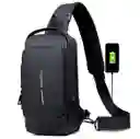 Bolso Mochila Antirrobo Manos Libres Impermeable Puerto Usb