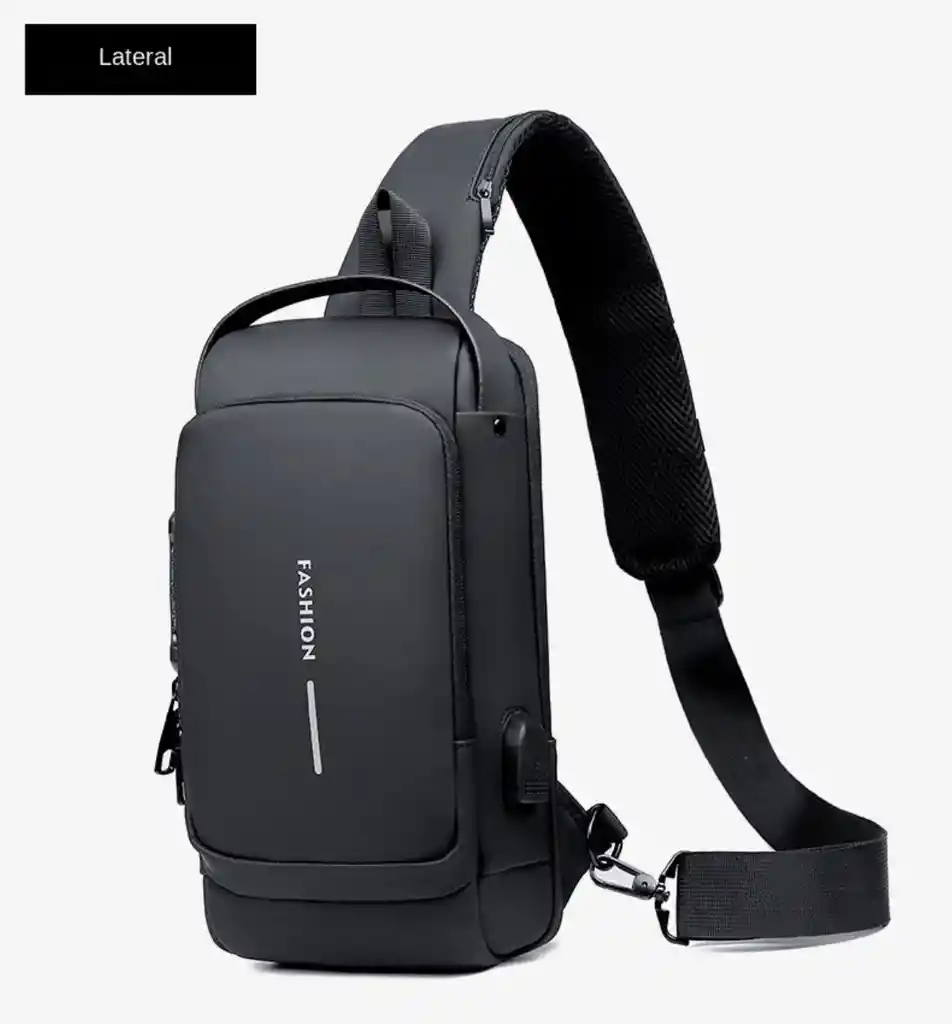 Bolso Mochila Antirrobo Manos Libres Impermeable Puerto Usb