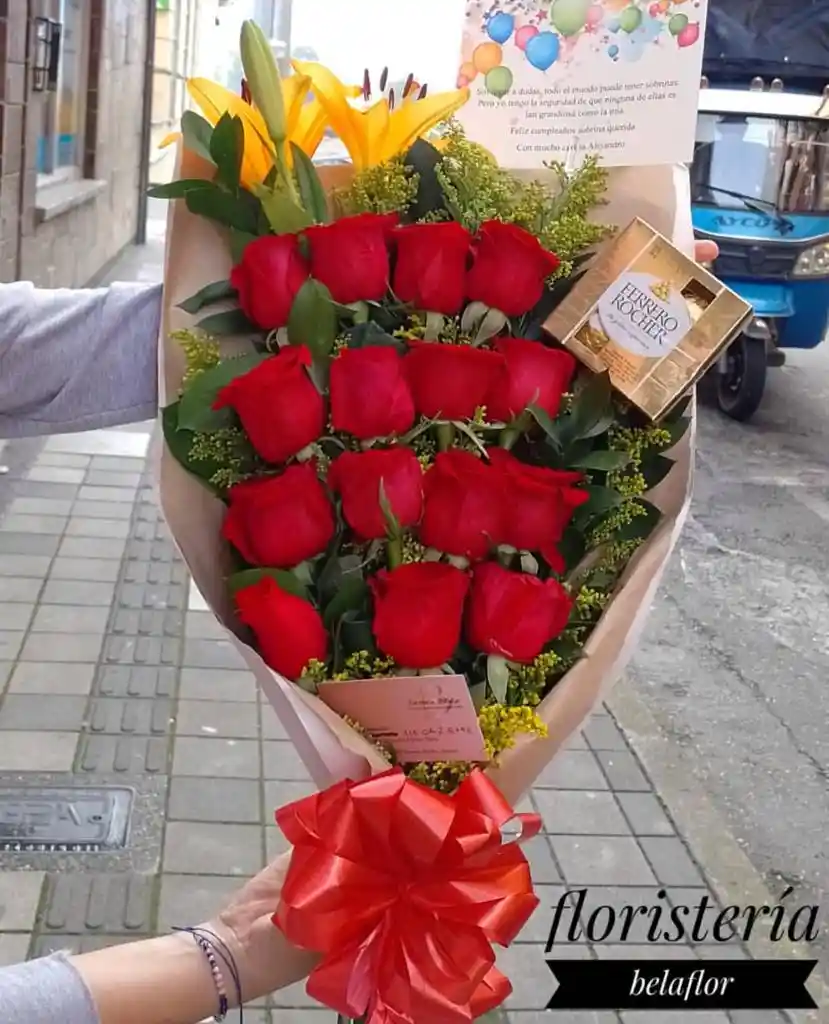 Bouquet Rosas Rojas