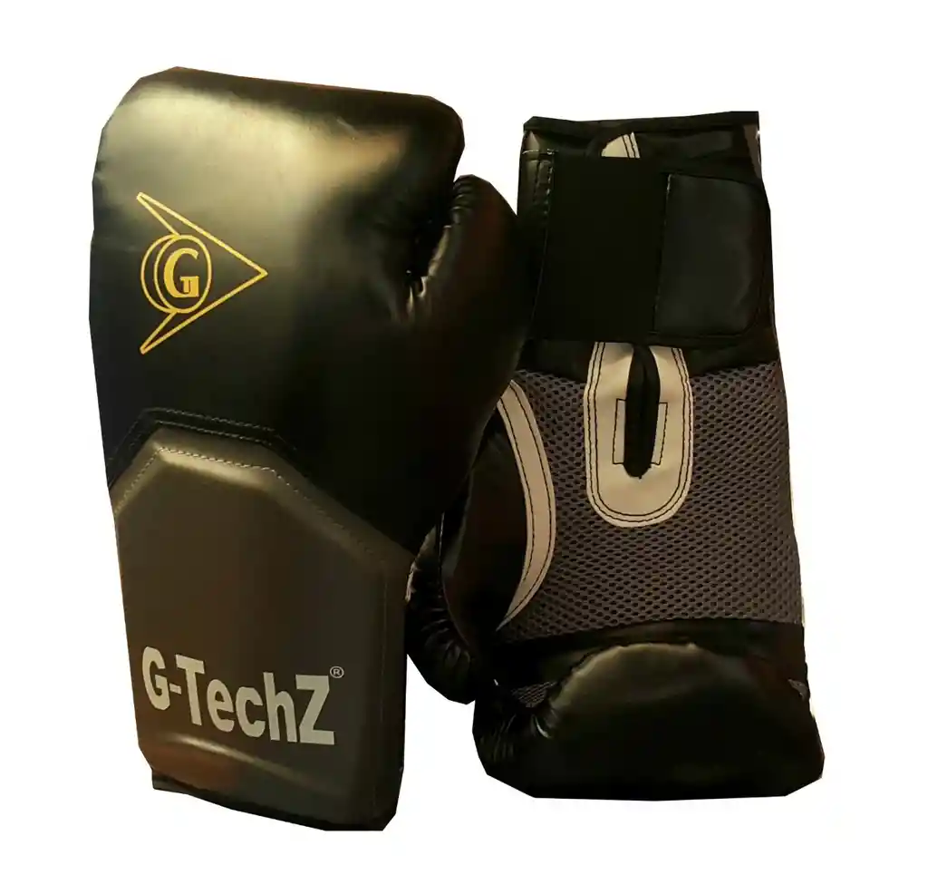 Guantes Boxeo Gtechz 14oz Kick Boxing - Negro