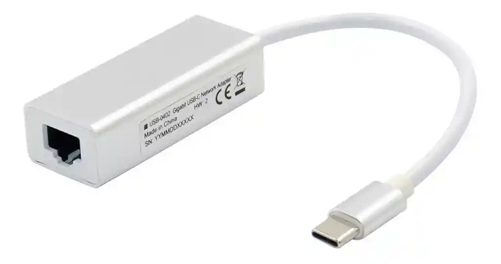 Adaptador Usb Tipo C A Gigabit Ethernet Para Mac O Pc