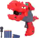Pistola Dinosaurio Rex Desarmable Lanza Dardos Nerf Pr163