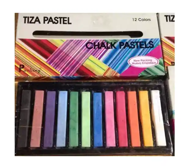 Tizas Pastel Seca Caja X12 -