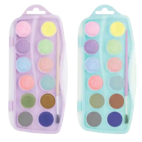 Acuarelas Junior Pastel X12 Colores