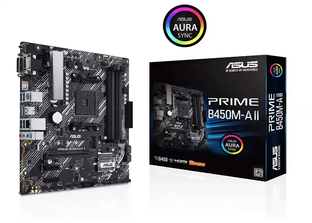 Board Asus Prime B450m-aii Socket Am4 Amd (soporta Ryzen 5000)