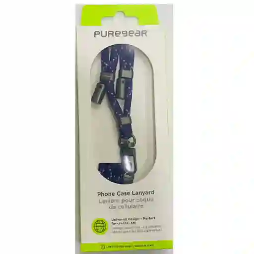 Puregear Lazo Para Colgar Telefono Purpura /gris