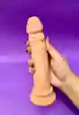 Dildo Con Chupa De Silicona Gelatina, Ultrasuave. Modelo C Piel, Marca Yeain