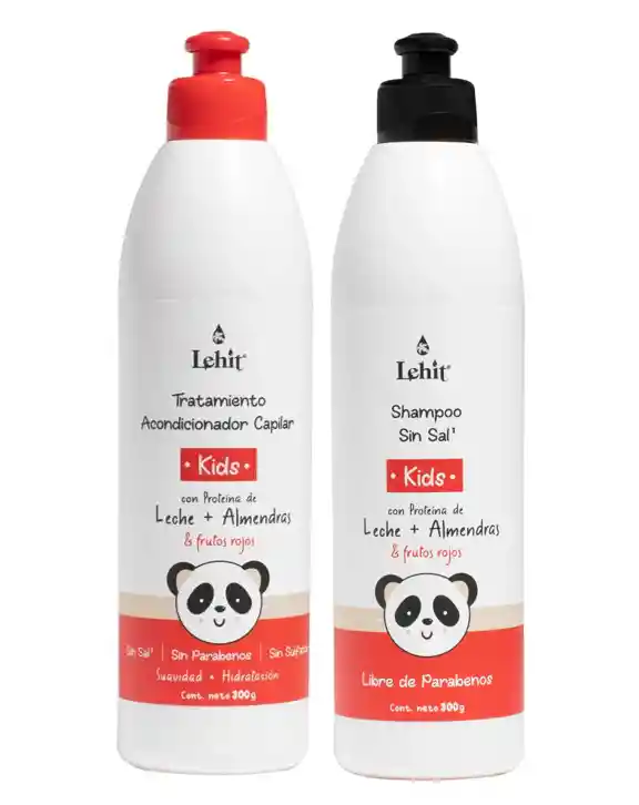 Kit Shampoo + Acondicionador Kids Lehit