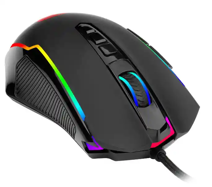 Mouse De Juego Gamer Redragon M910-k Rgb 8000 Dpi 9 Botones