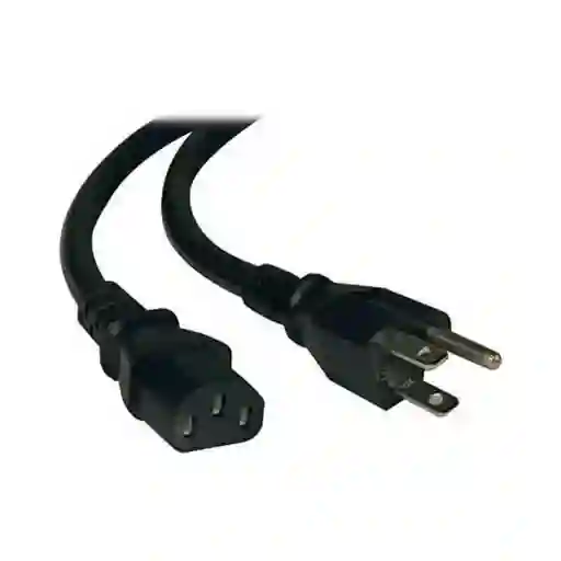 Cable De Corriente O Poder Pc O Monitor Y Otros 1.2 Metros