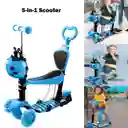 Patineta Scooter Convertible 5 En 1 Para Niños Monopatin Con Luces Led