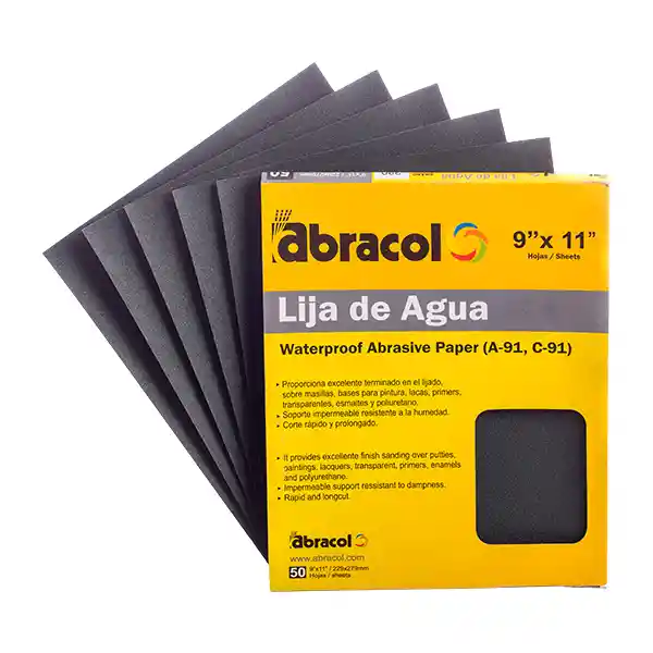 Lija De Agua N500 (50 Unidades) Abracol