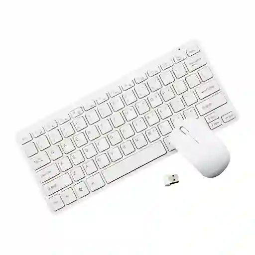 Combo Teclado Y Mouse Inal Ko3 Blanco