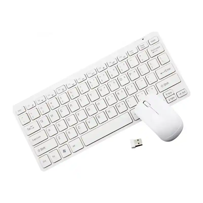 Combo Teclado Y Mouse Inal Ko3 Blanco