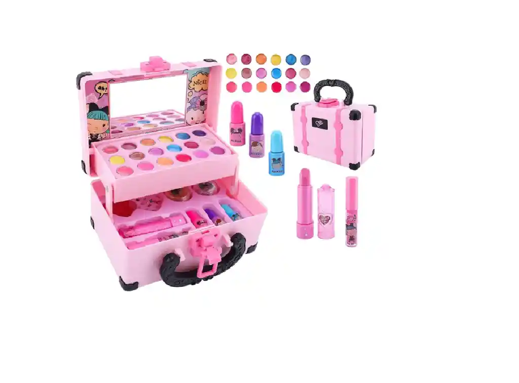 Kit De Juguete Para Niñas De Maquillaje Lavables