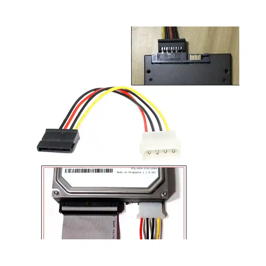 Cable Sata 15p 4p
